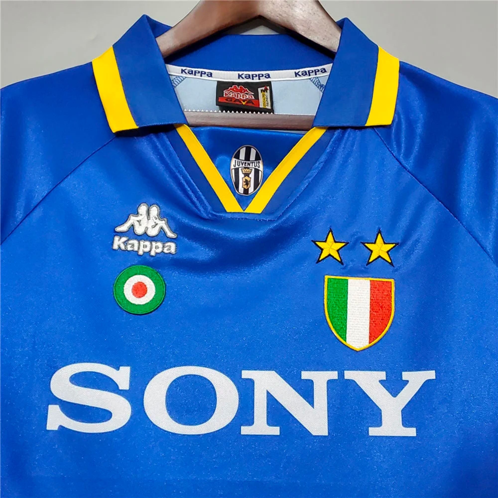 1995/96 Juventus UCL Away Jersey - Retro Soccer Jersey