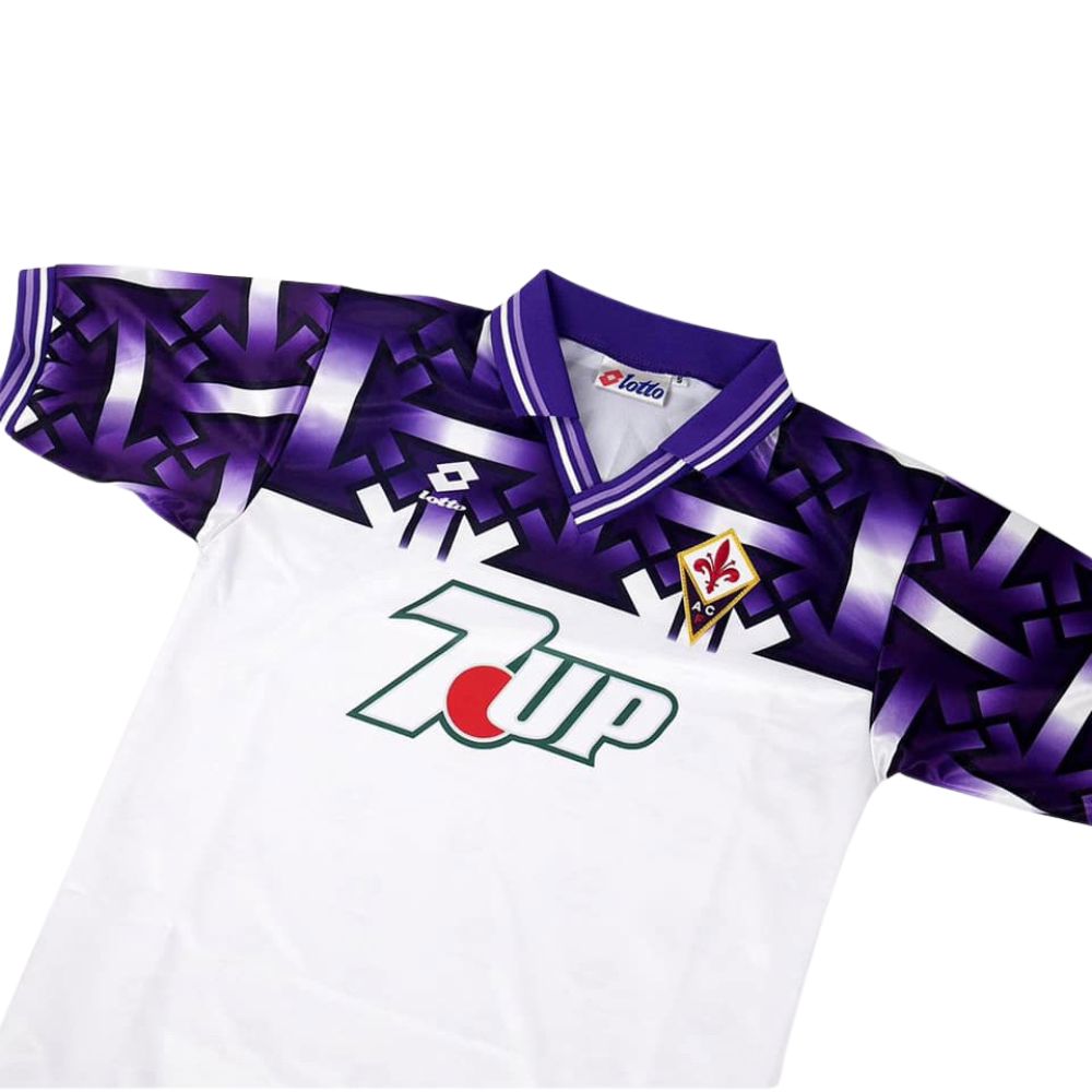 1992/93 Fiorentina Away Jersey Kids Retro - Retro Soccer Jersey
