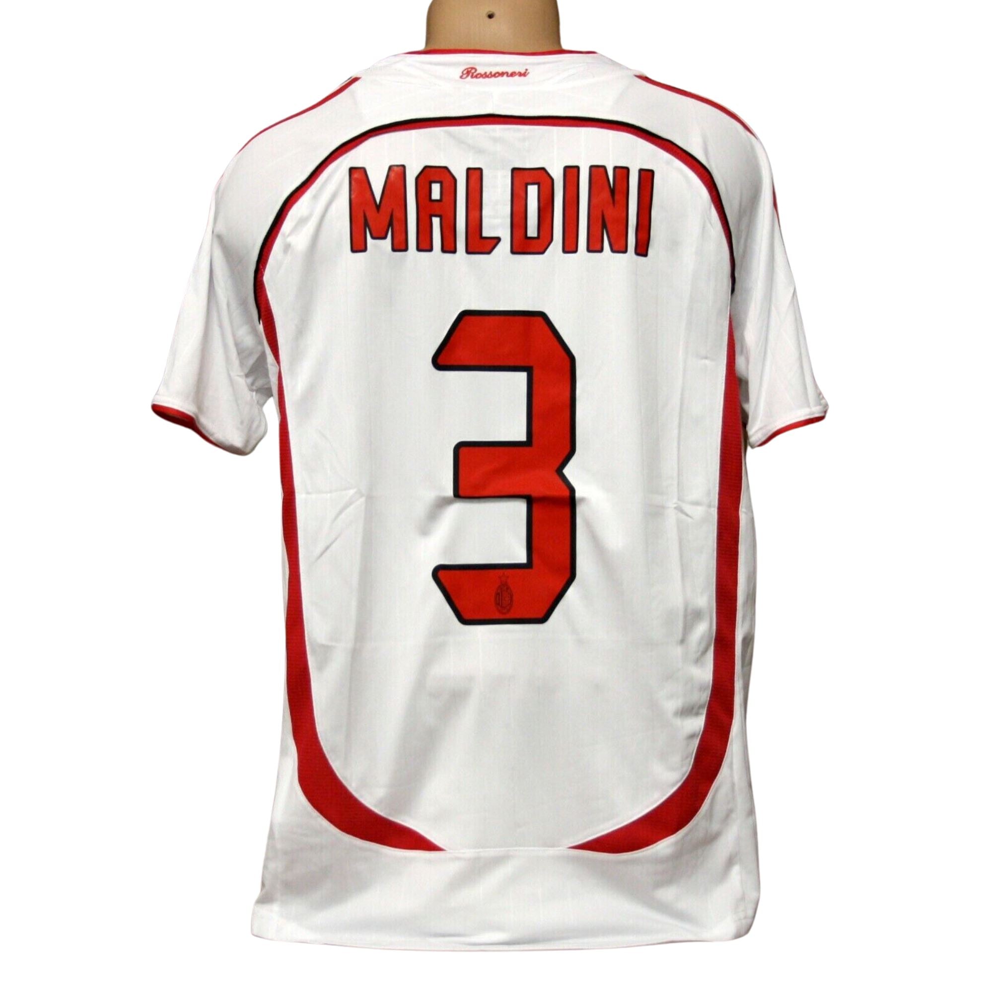 AC Milan 2006/07 UEFA Champions League Final Jersey S/ Sleeve - Retro Soccer Jersey
