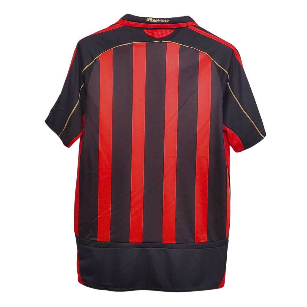 AC Milan 06/07 Champions League Final Home Jersey S/ Sleeve - Retro Soccer Jersey