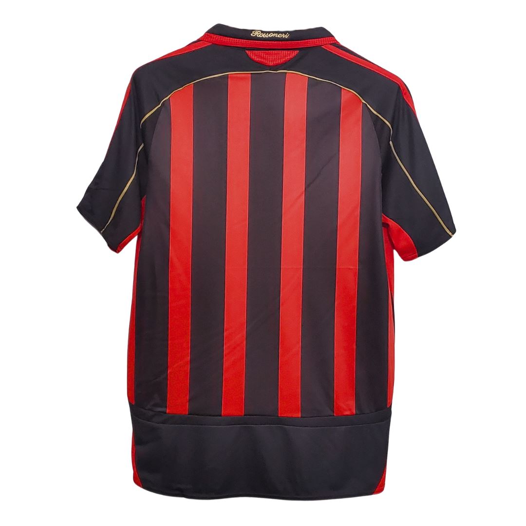 AC Milan 06/07 Champions League Final Home Jersey S/ Sleeve - Retro Soccer Jersey