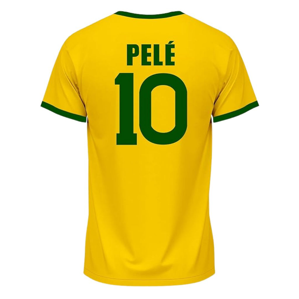 1970 Brazil Home Jersey Pelé #10 - Retro Soccer Jersey