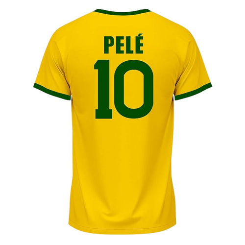 1970 Brazil Home Jersey Pelé #10 - Retro Soccer Jersey