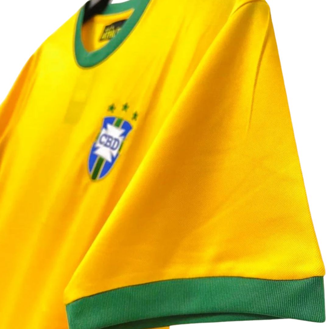 1970 Brazil Home Jersey Pelé #10 - Retro Soccer Jersey