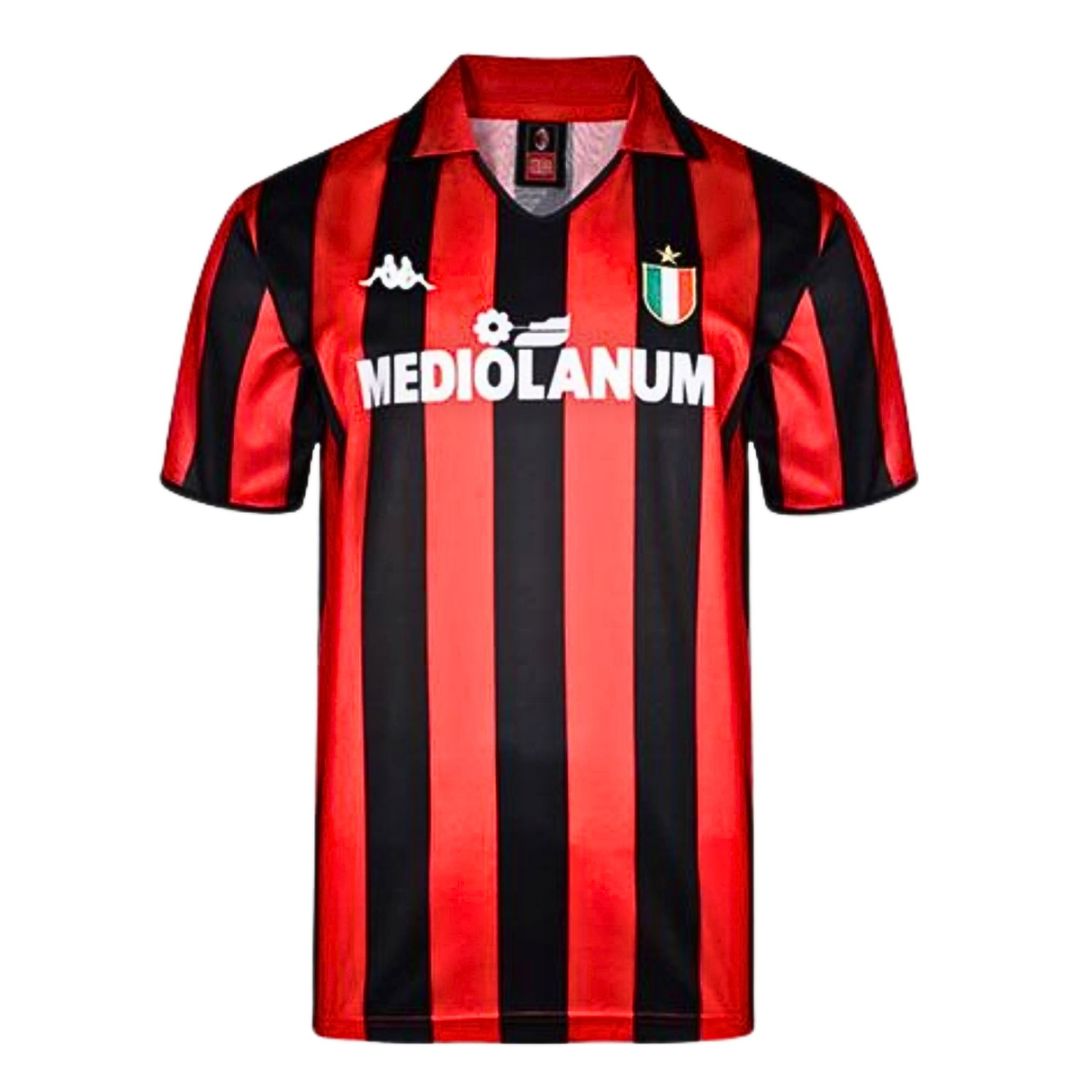 1988/89 AC Milan Home Jersey - Retro Soccer Jersey