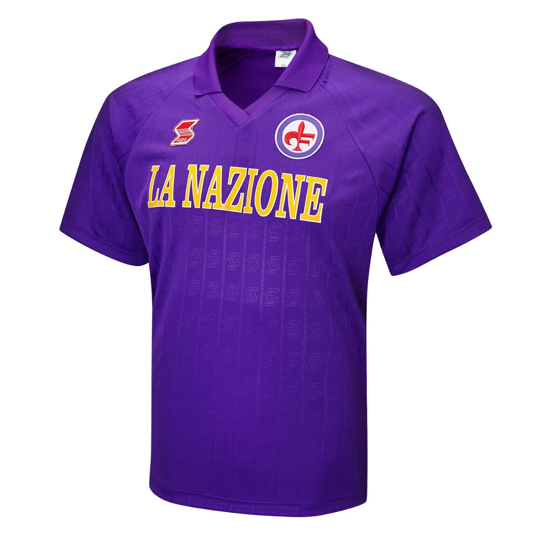 1989/90 Fiorentina Home Jersey - Retro Soccer Jersey