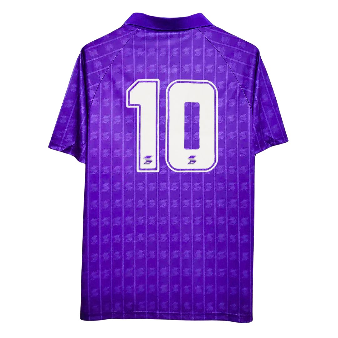 1989/90 Fiorentina Home Jersey - Retro Soccer Jersey