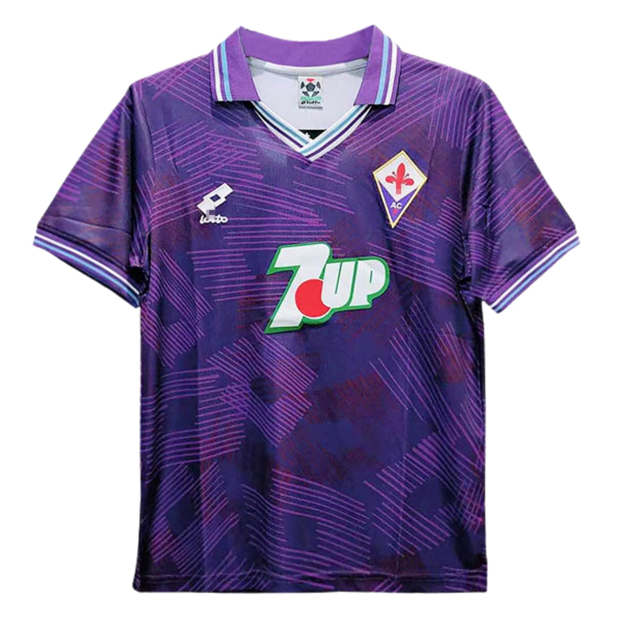 1992/93 Fiorentina Home Jersey - Retro Soccer Jersey