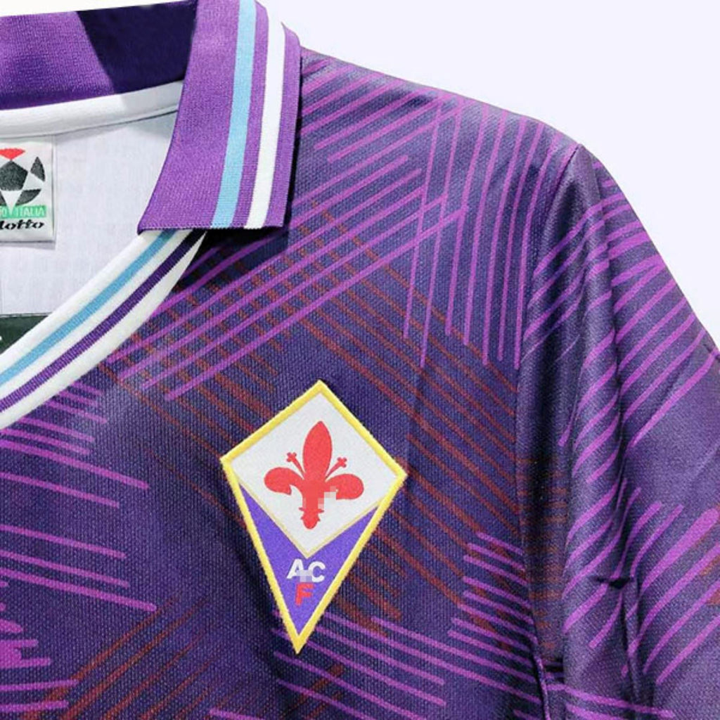 1992/93 Fiorentina Home Jersey - Retro Soccer Jersey