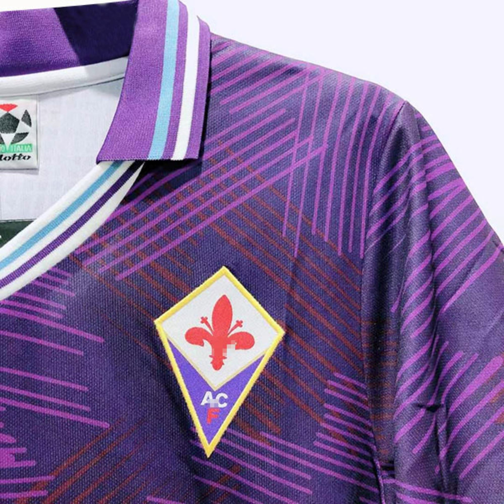 1992/93 Fiorentina Home Jersey - Retro Soccer Jersey