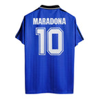 1994 Argentina Away Jersey – Maradona #10 - Retro Soccer Jersey