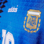 1994 Argentina Away Jersey – Maradona #10 - Retro Soccer Jersey