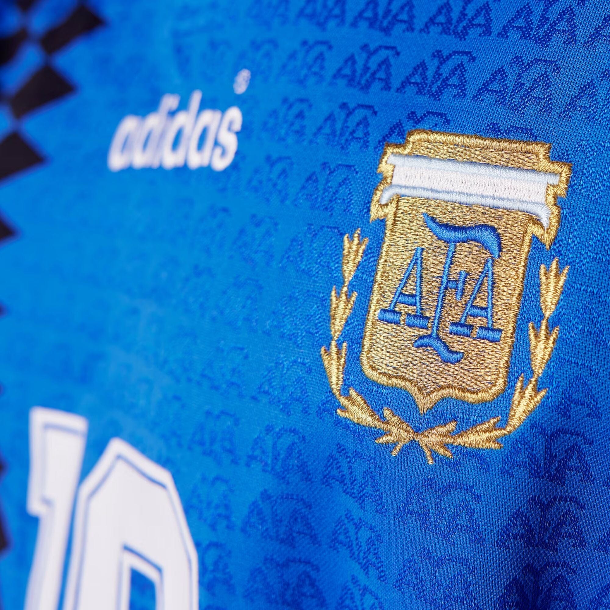 1994 Argentina Away Jersey – Maradona #10 - Retro Soccer Jersey