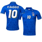 1994/95 Italy Home Jersey Baggio #10 - Retro Soccer Jersey