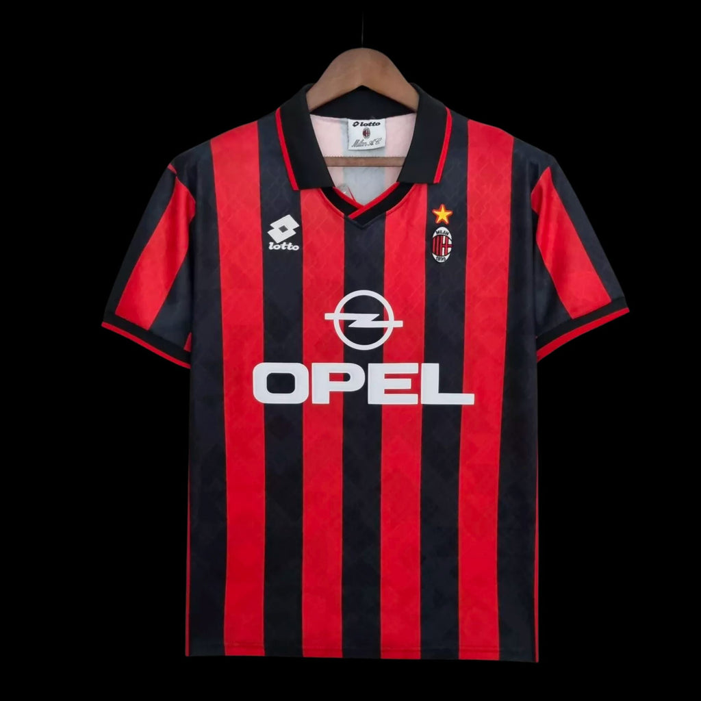 1995/96 AC Milan Baggio Jersey - Retro Soccer Jersey
