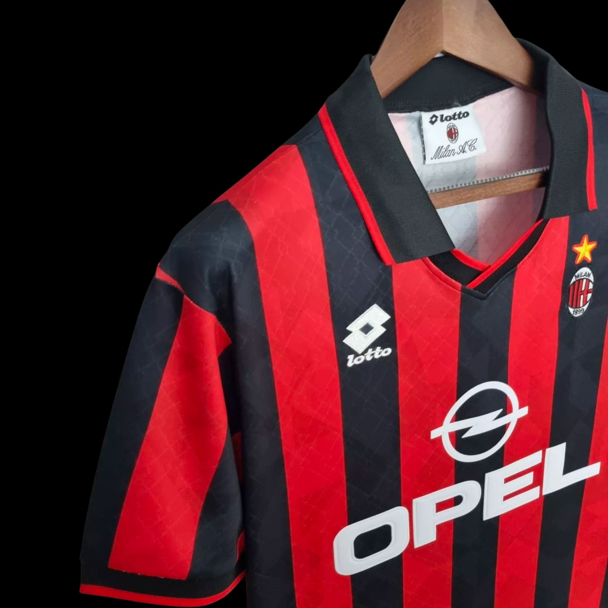 1995/96 AC Milan Baggio Jersey - Retro Soccer Jersey