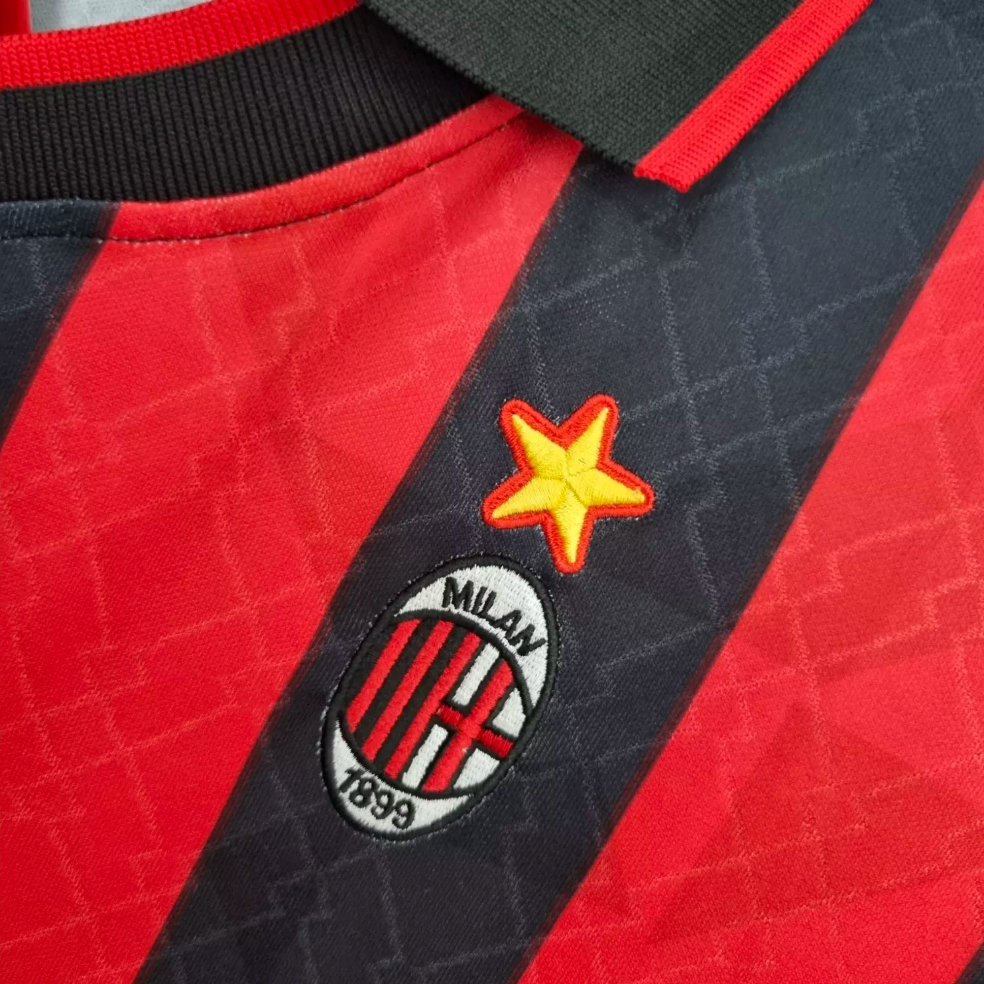 1995/96 AC Milan Baggio Jersey - Retro Soccer Jersey