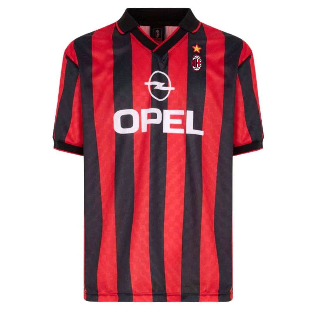 1995/96 AC Milan Baggio Jersey - Retro Soccer Jersey