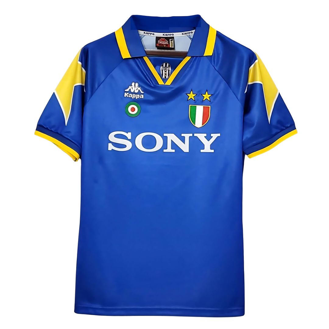 1995/96 Juventus UCL Away Jersey - Retro Soccer Jersey