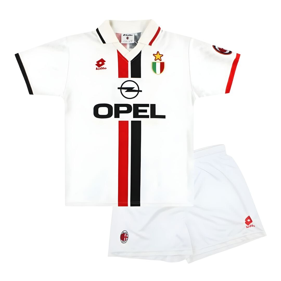 1996/97 AC Milan Away Jersey Kids Retro Edition - Retro Soccer Jersey