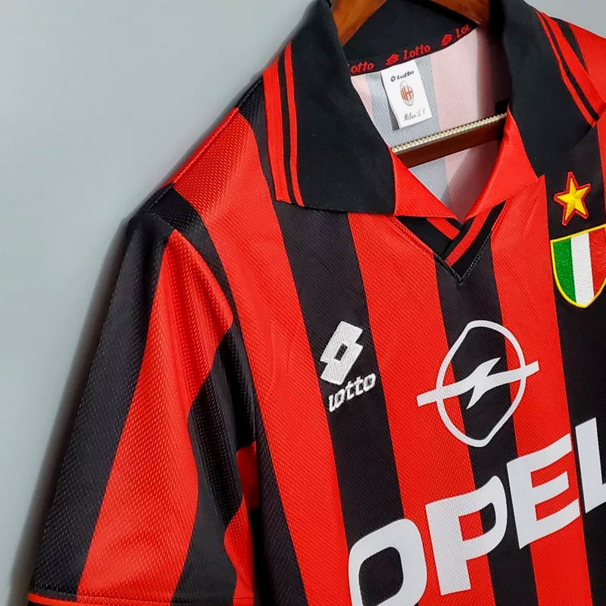 1996/97 AC Milan Home Jersey - Maldini 3 - Retro Soccer Jersey