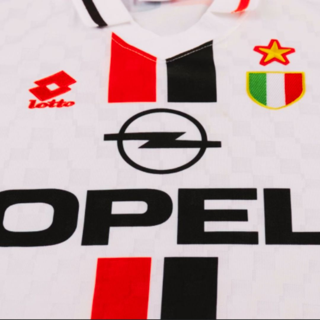 1996/97 AC Milan Away Jersey Kids Retro Edition - Retro Soccer Jersey