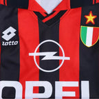1996/97 AC Milan Home Jersey Kids Retro Edition - Retro Soccer Jersey