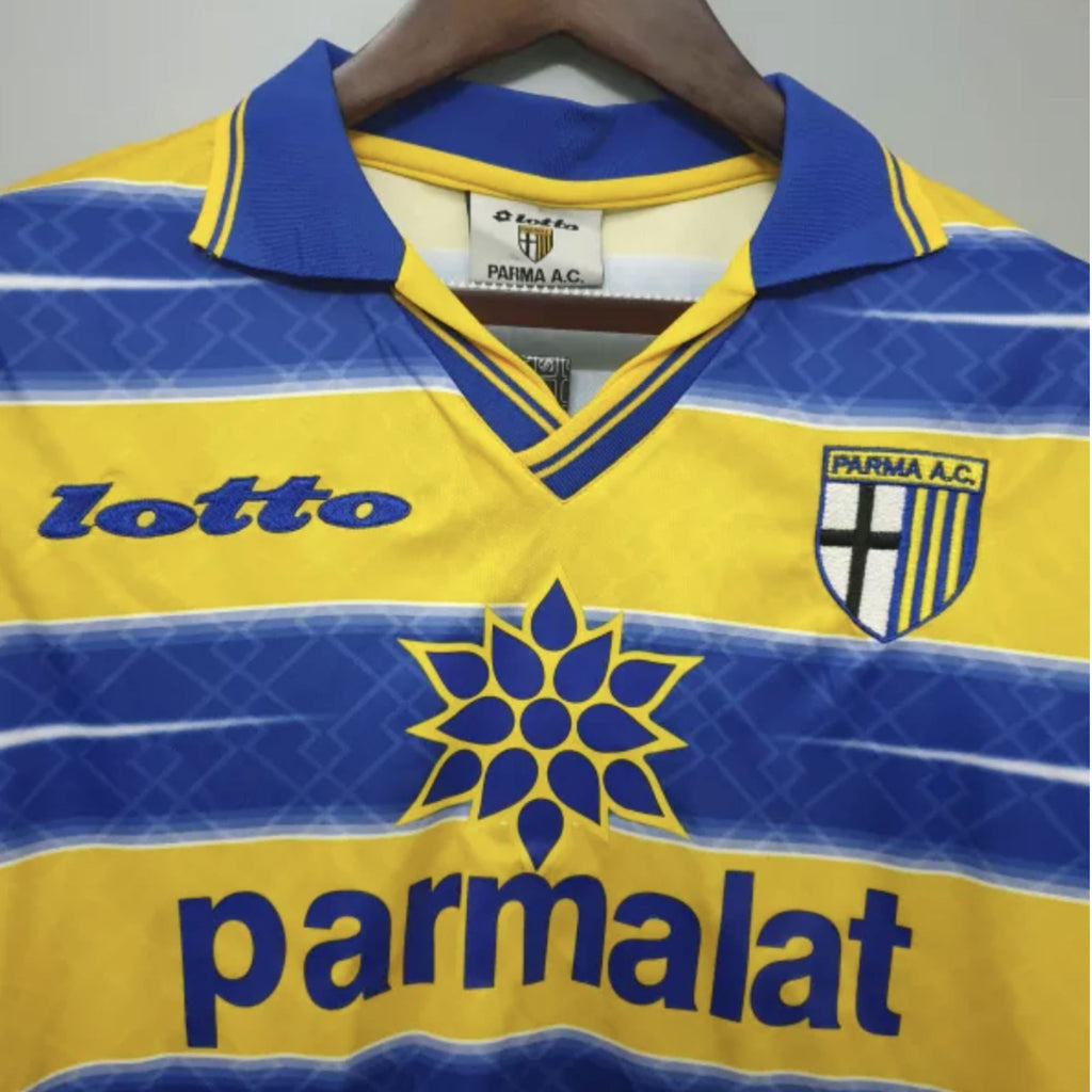 1998/99 Parma Home Jersey - Retro Soccer Jersey