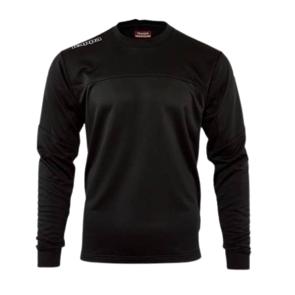 Kappa Warm Up Crew Sweat Black - Sports Apparel