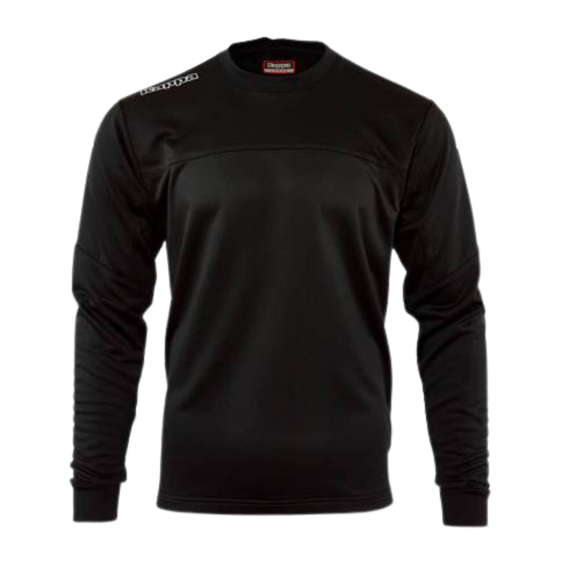 Kappa Warm Up Crew Sweat Black - Sports Apparel