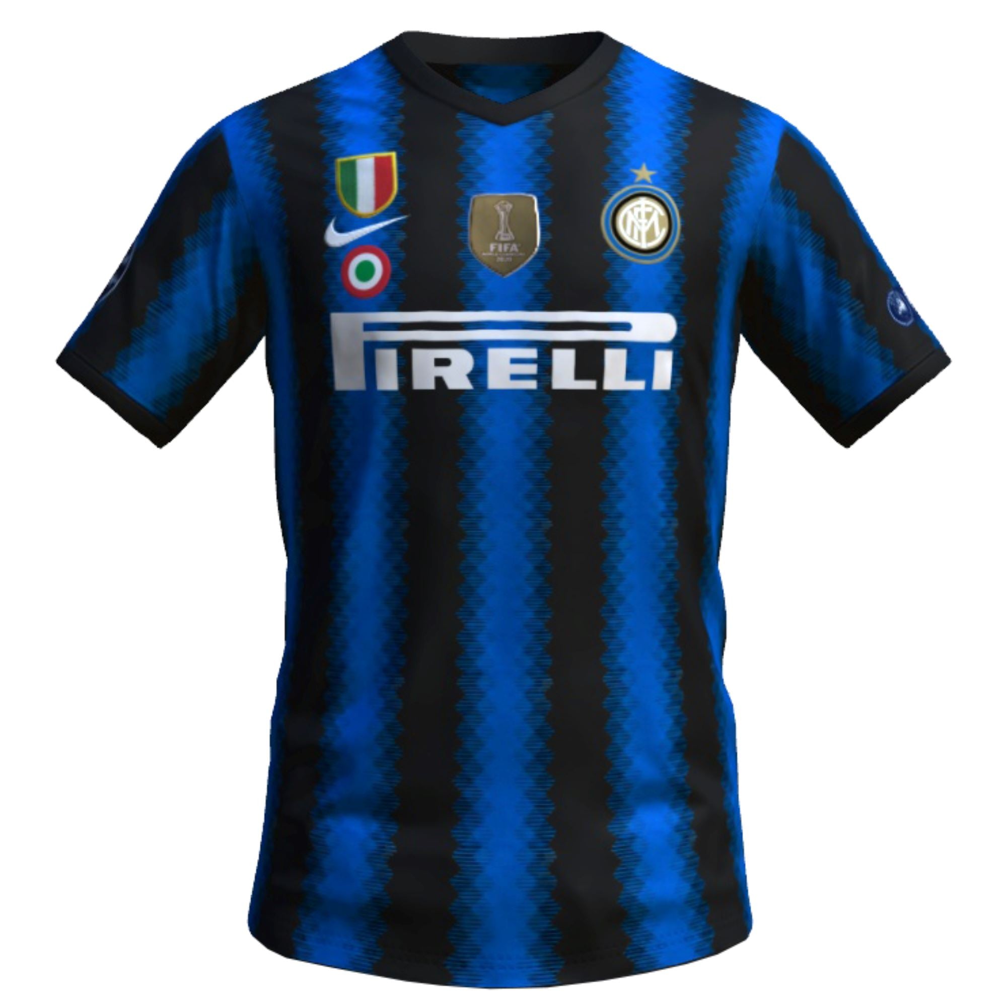 2010/11 Inter Milan Home Jersey with full patches - Retro Soccer Jersey