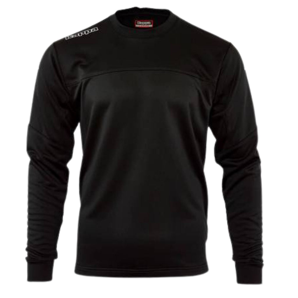 Kappa Warm Up Crew Sweat Black - Sports Apparel