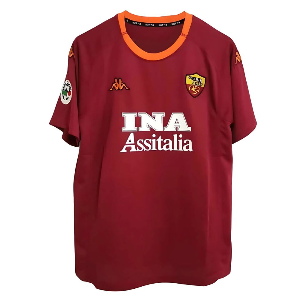 2000/01 AS Roma Home Jersey - Retro Soccer Jersey