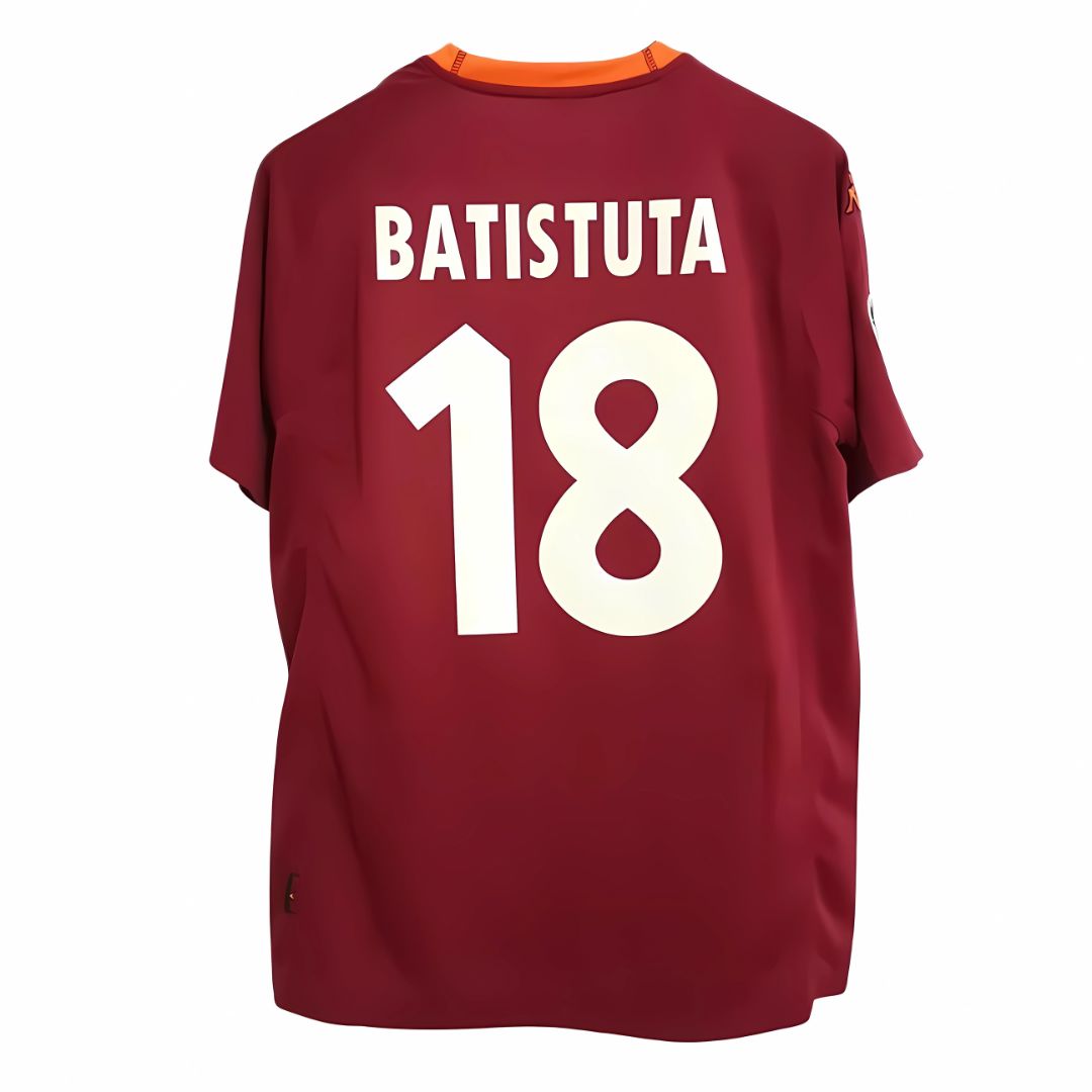 2000/01 AS Roma Home Jersey - Retro Soccer Jersey