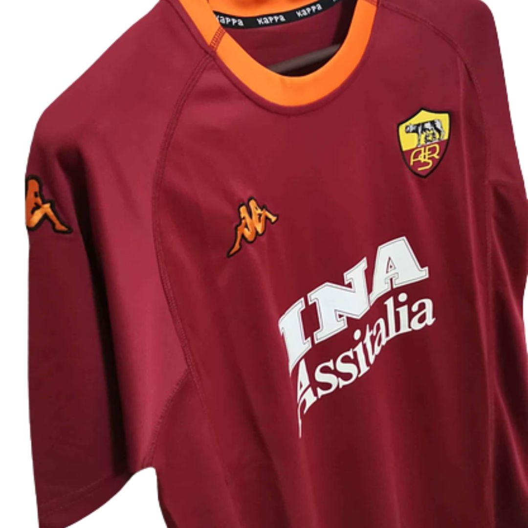 2000/01 AS Roma Home Jersey - Retro Soccer Jersey