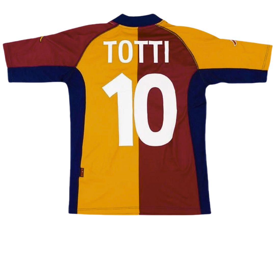 2001/02 AS Roma Champions League Home Jersey - Retro Soccer Jersey