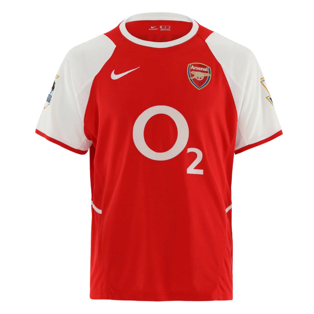 2002/03 Arsenal Home Jersey - Retro Soccer Jersey
