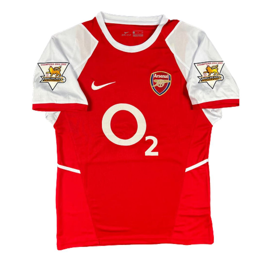 2002/03 Arsenal Home Jersey - Retro Soccer Jersey