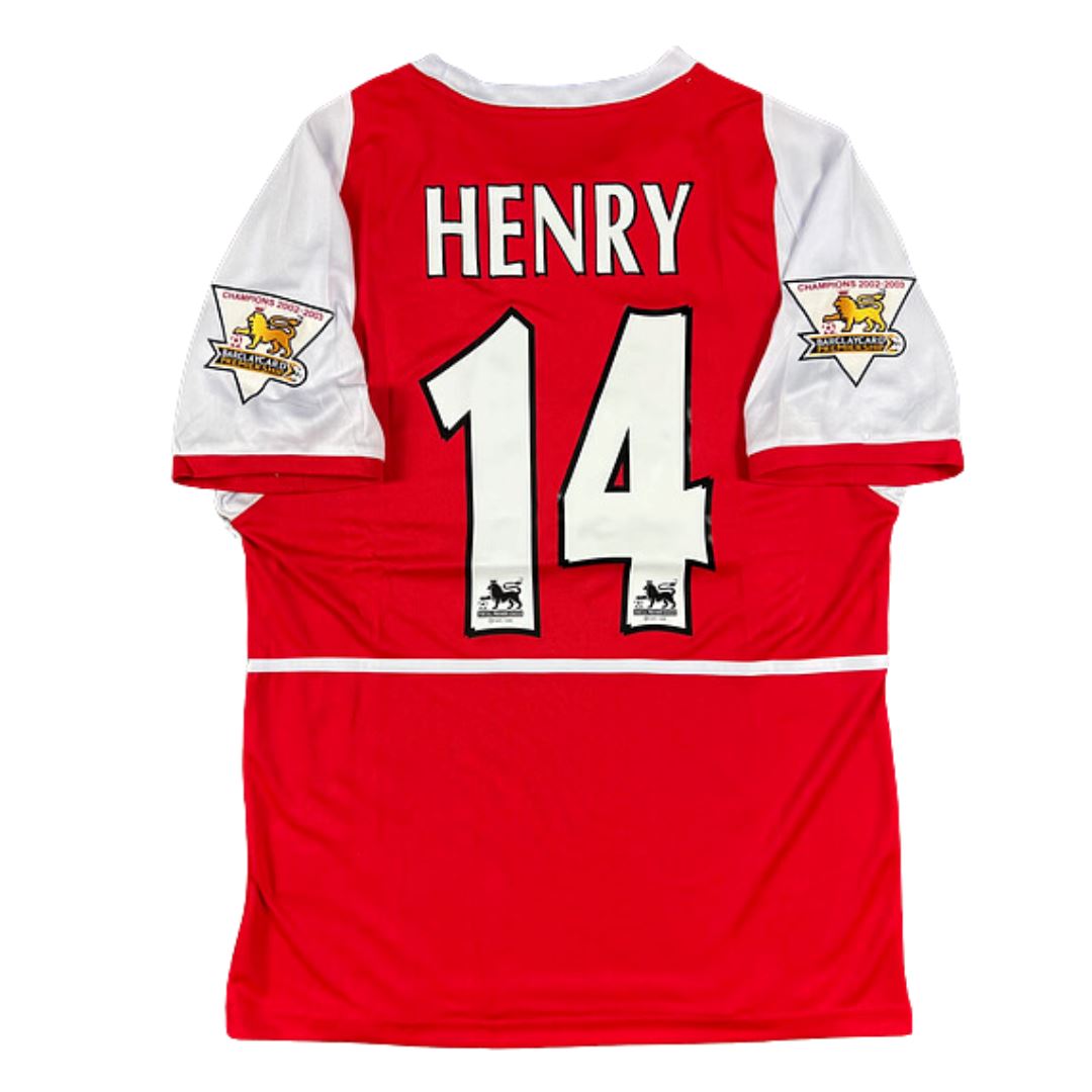 2002/03 Arsenal Home Jersey - Retro Soccer Jersey