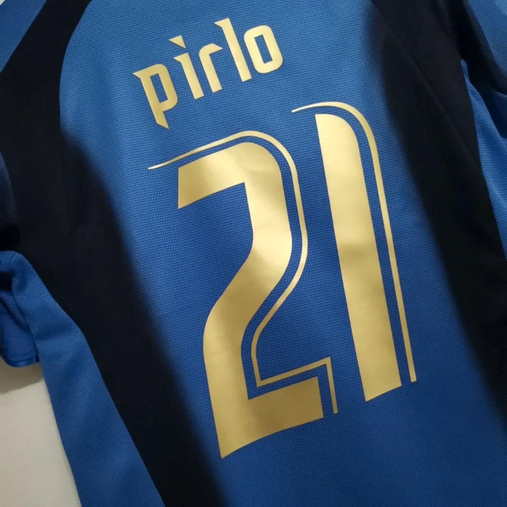 2006 Italy World Cup Home Jersey - Retro Soccer Jersey