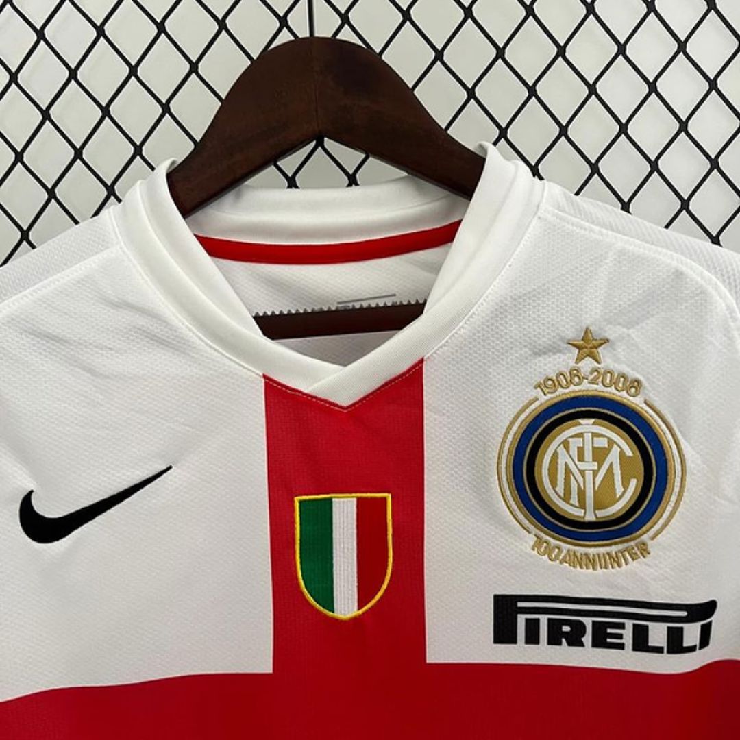 2007/08 Inter Milan Centenary Away Jersey - Retro Soccer Jersey