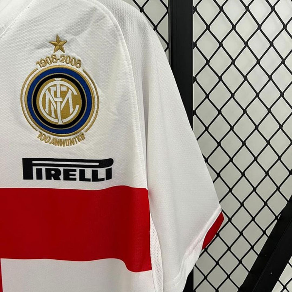 2007/08 Inter Milan Centenary Away Jersey - Retro Soccer Jersey
