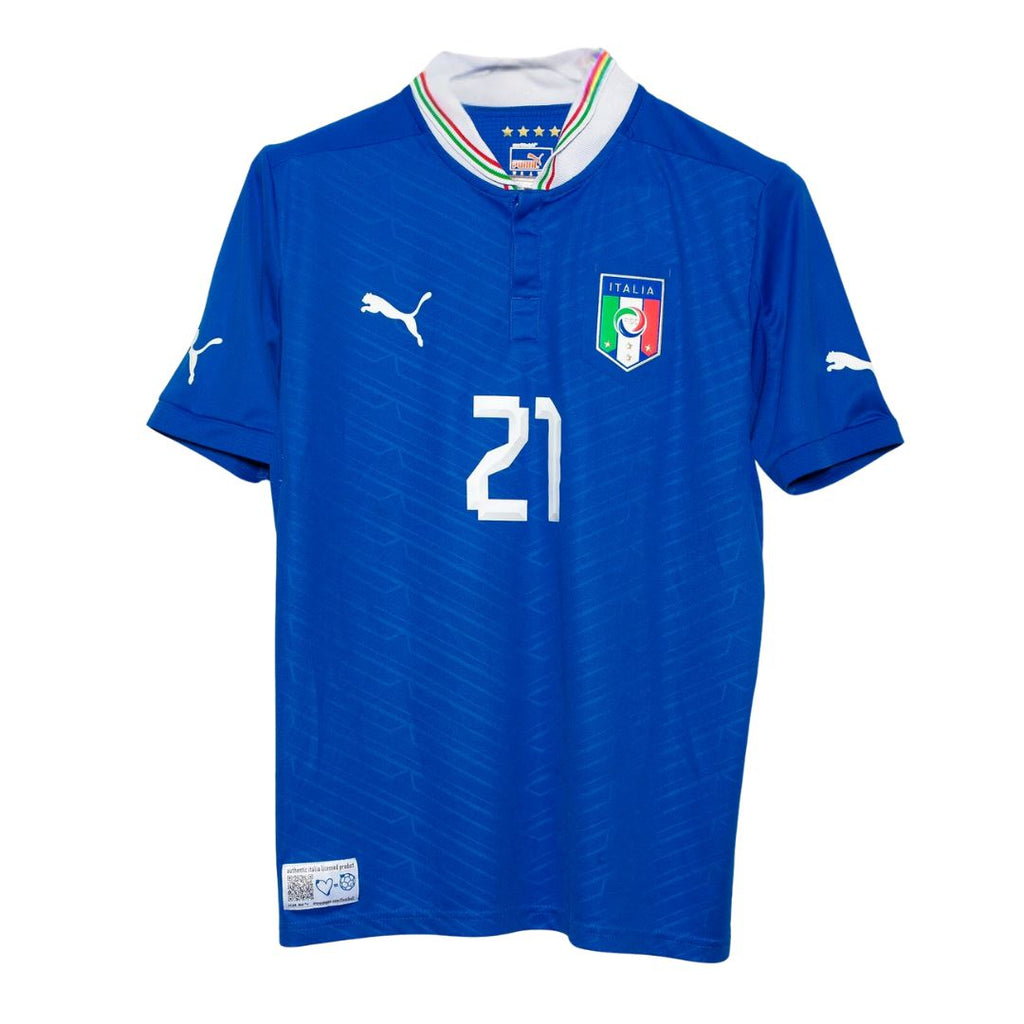 2012 Italy Home Jersey - Retro Soccer Jersey