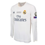 2016 Real Madrid Home Shirt UCL Final L/Sleeve Ronaldo 7 - Retro Soccer Jersey