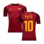 2017 AS Roma Home Jersey Totti #10 - Retro Soccer Jersey