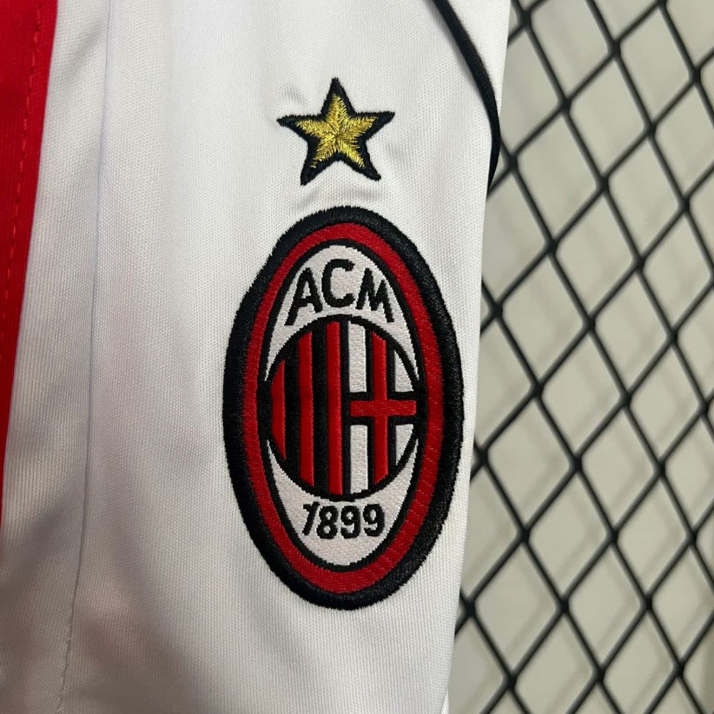 AC Milan 2006/07 UEFA Champions League Final Away Jersey Kids - Retro Soccer Jersey