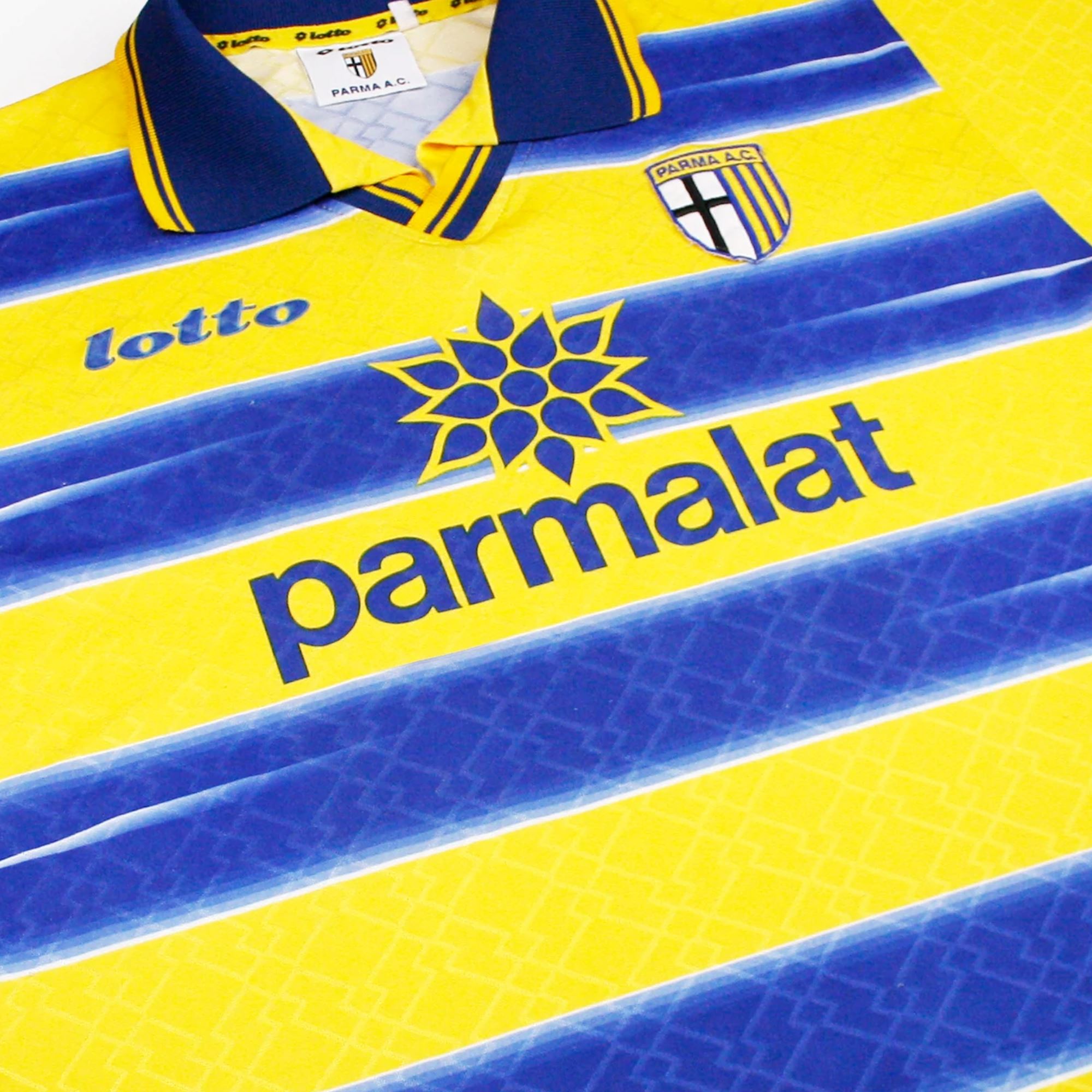 1998/99 Parma Home Jersey - Retro Soccer Jersey