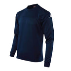 Kappa Warm Up Crew Sweat Navy - Sports Apparel