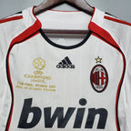 AC Milan 2006/07 UEFA Champions League Final Jersey L / Sleeve - Retro Soccer Jersey