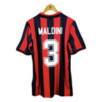 1993/94 AC Milan Home Jersey Maldini #3 - Retro Soccer Jersey